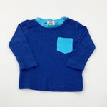 Blue Long Sleeve Top - Boys 6-9 Months