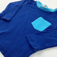 Blue Long Sleeve Top - Boys 6-9 Months