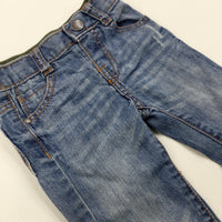 Light Blue Denim Jeans - Boys 6-9 Months