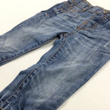 Light Blue Denim Jeans - Boys 6-9 Months