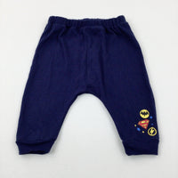 Justice League Superheroes Navy Joggers - Boys 6-9 Months