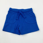 Blue Jersey Shorts - Boys 6-9 Months