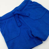 Blue Jersey Shorts - Boys 6-9 Months