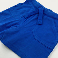 Blue Jersey Shorts - Boys 6-9 Months