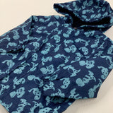 Dinosaurs Navy Fleece Lined Lightweight Jacket - Boys 9-12 Months