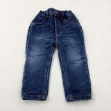 Mid Blue Denim Jeans - Boys 9-12 Months