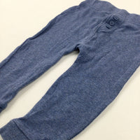 Blue Jersey Trousers - Boys 9-12 Months