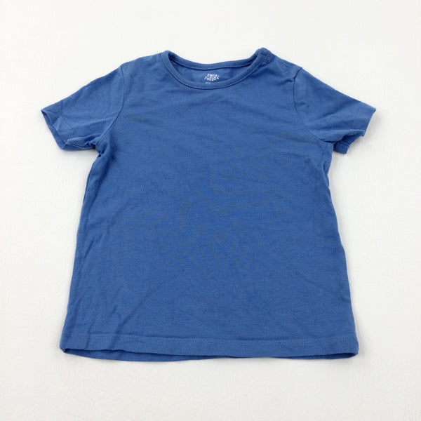 Blue Cotton T-Shirt - Boys 12-18 Months