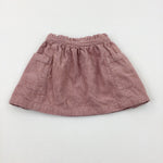 Dusky Pink Cord Skirt - Girls 6-9 Months