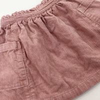 Dusky Pink Cord Skirt - Girls 6-9 Months