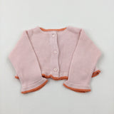 Peach Knitted Cardigan - Girls 6-9 Months