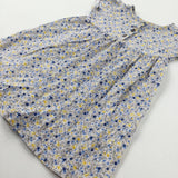 Flowers & Lemons White Dress - Girls 12-18 Months