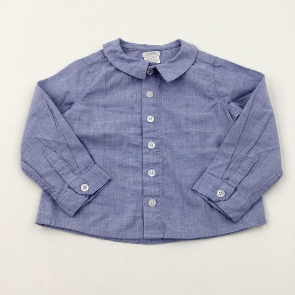 Light Blue Long Sleeve Shirt - Boys 18-24 Months