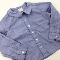 Light Blue Long Sleeve Shirt - Boys 18-24 Months