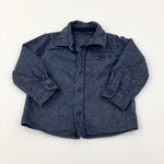 Navy Long Sleeve Shirt - Boys 12-18 Months