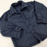 Navy Long Sleeve Shirt - Boys 12-18 Months