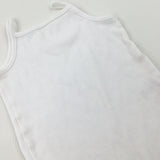 White Cotton Bodysuit - Girls 18-24 Months