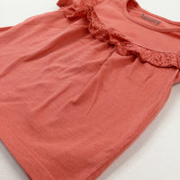 Frills Orange T-Shirt - Girls 12-18 Months