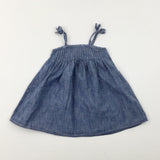 Light Blue Denim Dress - Girls 18-24 Months