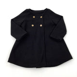 Black Coat - Girls 18-24 Months