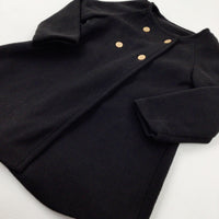 Black Coat - Girls 18-24 Months