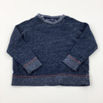 Mottled Navy Sweatshirt - Boys 18-24 Months