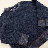 Mottled Navy Sweatshirt - Boys 18-24 Months