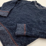 Mottled Navy Sweatshirt - Boys 18-24 Months