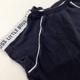 'Little Boss' Charcoal Grey T-Shirt - Boys 18-24 Months