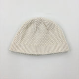 Cream Knitted Winter Hat - Boys 18-24 Months