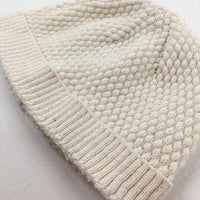 Cream Knitted Winter Hat - Boys 18-24 Months