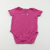 'Sleeping Cutie' Pink Bodysuit - Girls 18-24 Months