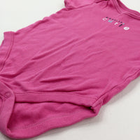 'Sleeping Cutie' Pink Bodysuit - Girls 18-24 Months