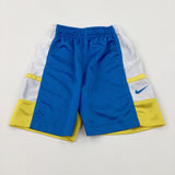 Nike Blue & Yellow Sports Shorts - Boys 2-3 Years