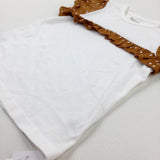 **NEW** Spotty Cream & Tan T-Shirt - Girls 18-24 Months