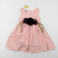 **NEW** Flowers Pink Bridesmaid/Party Dress - Girls 18-24 Months