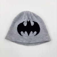 Batman Grey Knitted Hat - Boys 6-7 Years