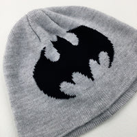 Batman Grey Knitted Hat - Boys 6-7 Years