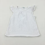 White T-Shirt - Girls 18-24 Months