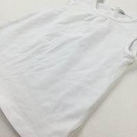 White T-Shirt - Girls 18-24 Months