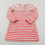 Orange Striped Dress - Girls 18-24 Months