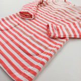 Orange Striped Dress - Girls 18-24 Months