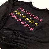 'Friends' TV Series Black Sweatshirt - Girls 8-9 Years