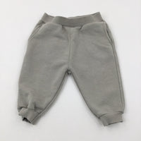 Beige Joggers - Boys 9-12 Months