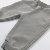 Beige Joggers - Boys 9-12 Months