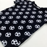 Footballs Black T-Shirt - Boys 9-12 Months