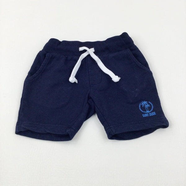 Navy Shorts - Boys 12-18 Months