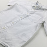 White Cotton Shirt - Boys 12-18 Months