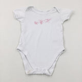 'You Can Fly!' Disney's Dumbo White Bodysuit - Girls 12-18 Months