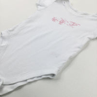 'You Can Fly!' Disney's Dumbo White Bodysuit - Girls 12-18 Months